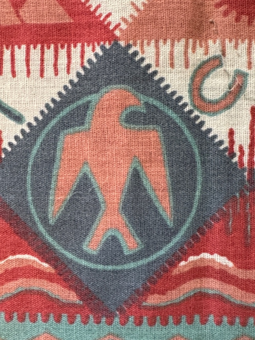 Southwest Aztec Animal Totem Bandana Scarf - Picture 7 of 7